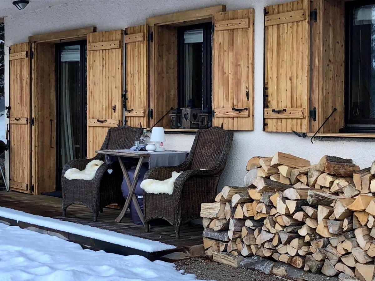 L'Ours Blanc Lodge Le Biot Экстерьер фото