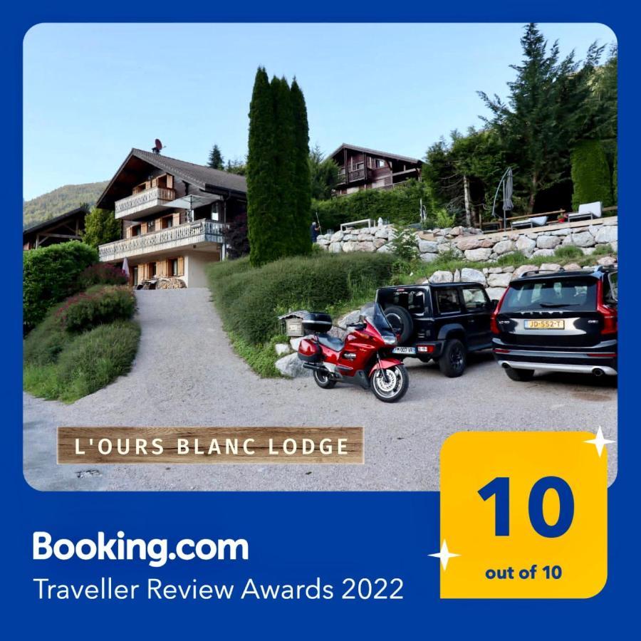 L'Ours Blanc Lodge Le Biot Экстерьер фото
