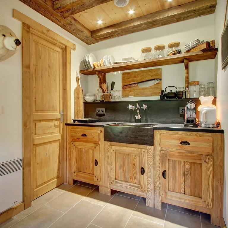 L'Ours Blanc Lodge Le Biot Экстерьер фото