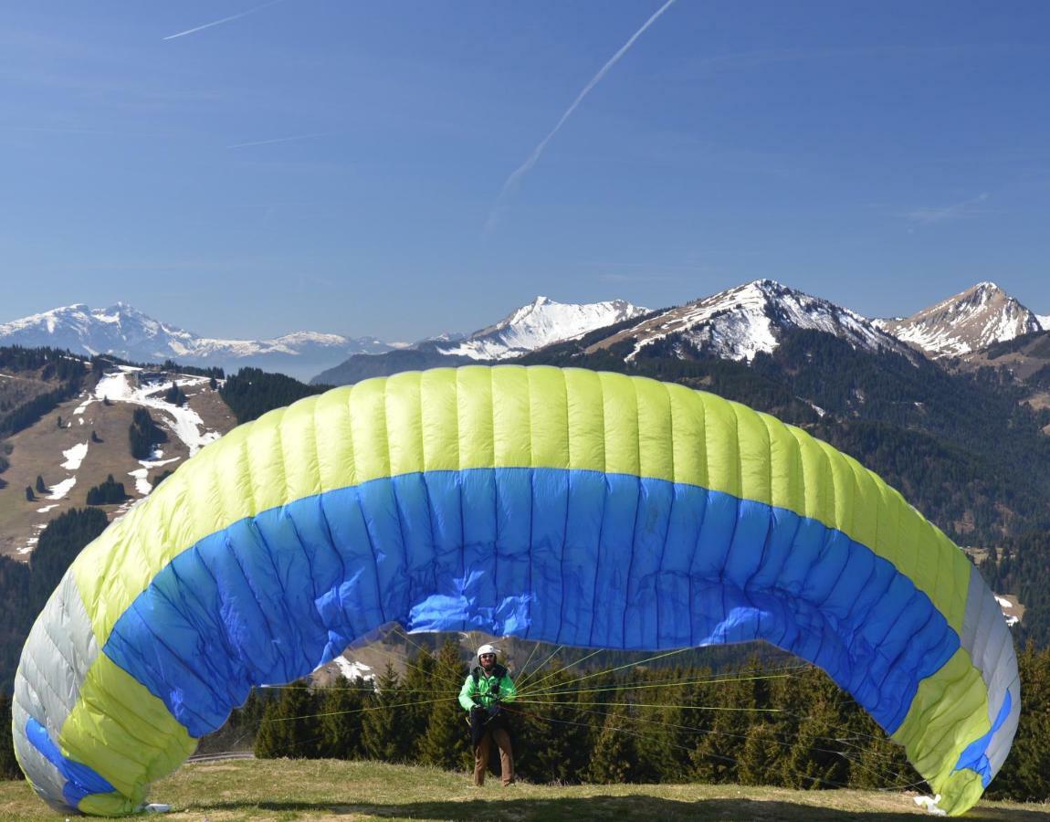 L'Ours Blanc Lodge Le Biot Экстерьер фото