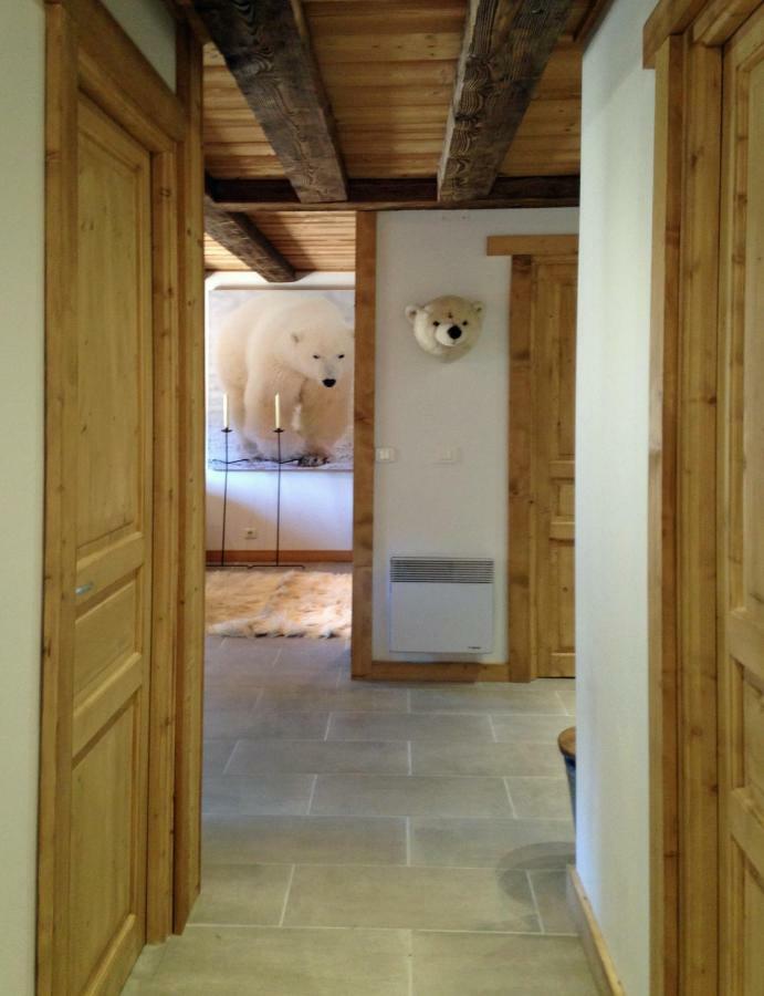 L'Ours Blanc Lodge Le Biot Экстерьер фото