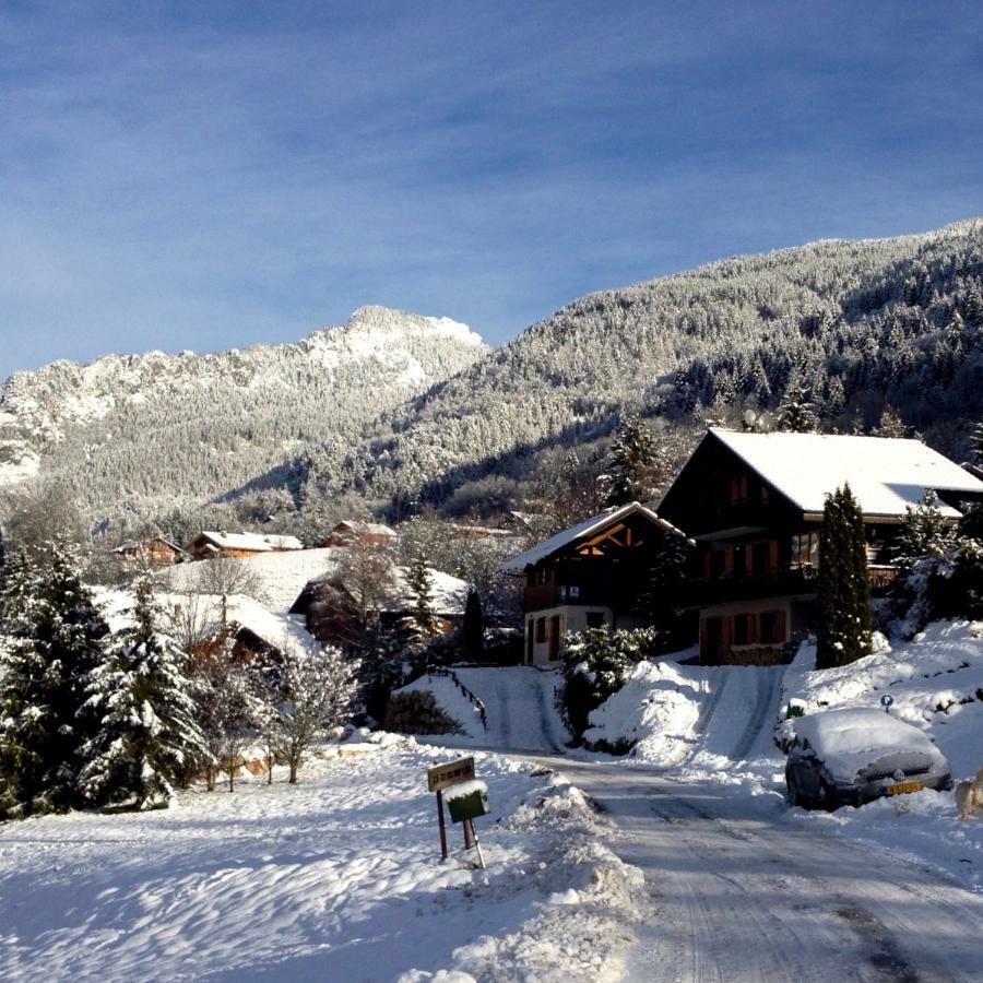 L'Ours Blanc Lodge Le Biot Экстерьер фото